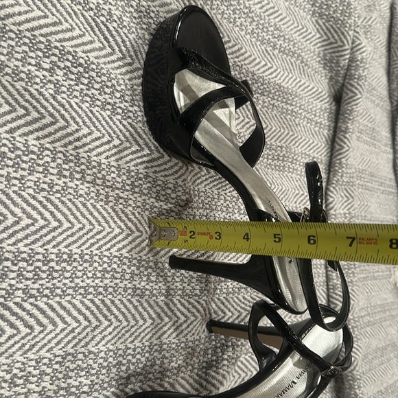 Varsavia Viamara Sexy strappy black high heels 5 inch dancer size 10 stiletto - Picture 4 of 4